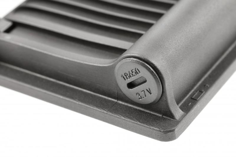 Lumină de inundație solară LUMOS II, LED, 3000lm, 6400K, 2x2600mAh înlocuibil, IP65, negru