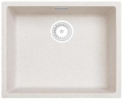 Nisip Alb Crem Chiuvetă 50x40 cm Submontare, Supramontare și Montare la Nivel cu Dop Alb 1208970546