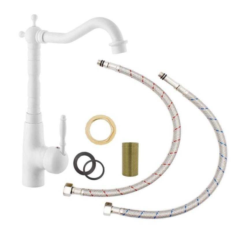 Graniteland Verve clasic nostalgie baterie de bucătărie alb 1208970653