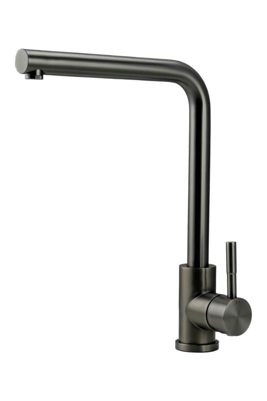 Pure.Sink Prestige Set Combinat Gun metal chiuvetă 50x40 cm cu Robinet de bucătărie Gun metal 1208970763