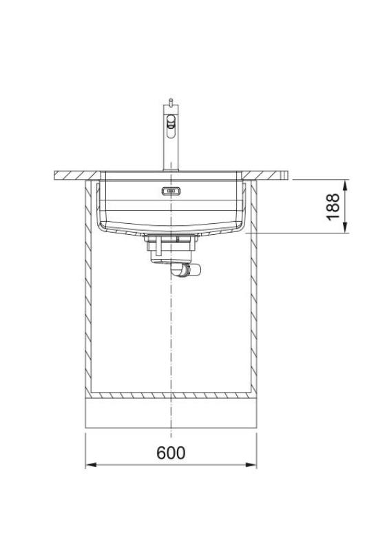Franke Maris Quiet MQX 110.50 RVS Chiuvetă 50x40 cm Submontare 122.0694.477
