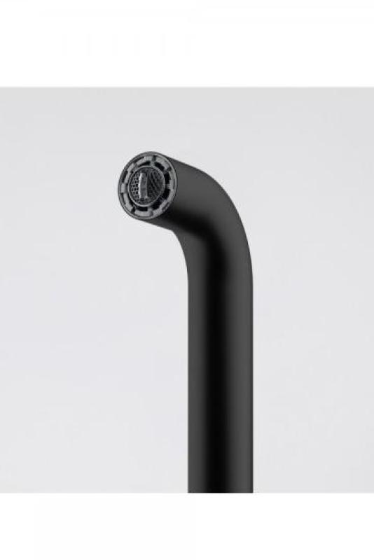 Franke Lina U Robinet de bucătărie cu gură pivotantă negru 115.0728.474