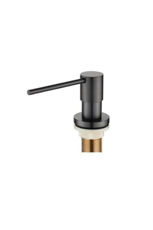 Dispenser de săpun încorporat Ausmann Lirio Gun metal, reîncărcabil de sus 1208971201