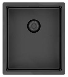 Pure.Sink Exclusivo Chiuveta din metal Gun 34x40 cm, raza de 10mm, montare sub blat, montare la nivel și montare supraterană PEX3440-61