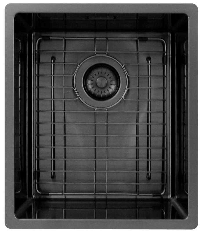 Pure.Sink Exclusivo Chiuveta din metal Gun 34x40 cm, raza de 10mm, montare sub blat, montare la nivel și montare supraterană PEX3440-61