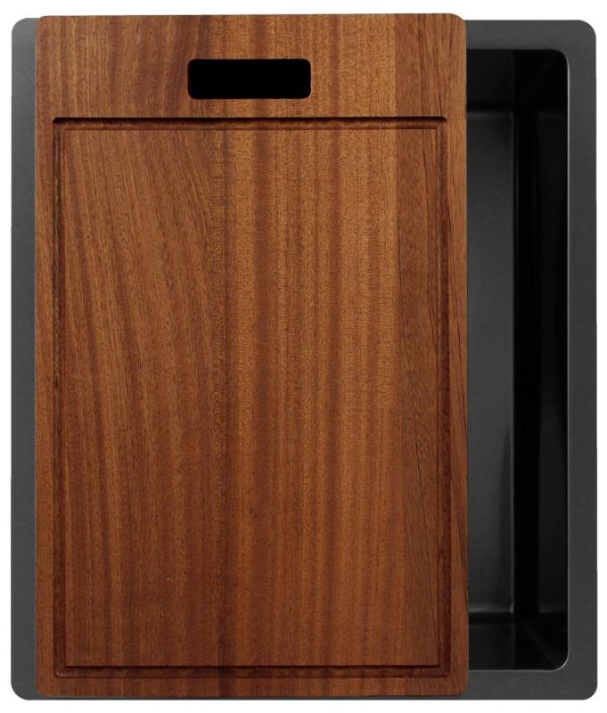 Pure.Sink Exclusivo Chiuveta din metal Gun 34x40 cm, raza de 10mm, montare sub blat, montare la nivel și montare supraterană PEX3440-61