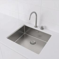 Pure.Sink Exclusivo Chiuvetă din inox 50x40 cm, radius 10mm, montare sub blat, la nivelul blatului și suprapusă PEX5040-02