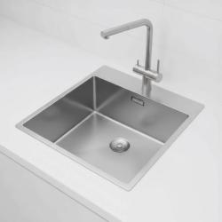 Pure.Sink Exclusivo Chiuveta din inox 49x52 cm Tapwing cu gaură pentru robinet, rază de 10mm PEX4540T-02