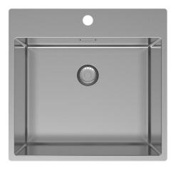 Pure.Sink Exclusivo Chiuvetă din inox 54x52cm Tapwing cu orificiu pentru robinet, rază 10mm PEX5040T-02