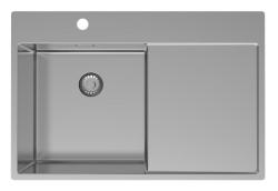 Pure.Sink Exclusivo Chiuveta din inox cu zona de scurgere 78x52 cm Tapwing stânga PEX4078LT-02