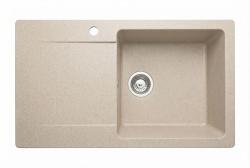 Graniteland Liri Granite Beige sink with draining area 765x448 mm 1208971439