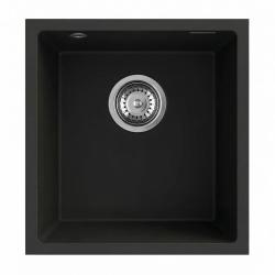 Graniteland Miniva Chiuveta de Granit Negru de sub construcție 385x410 mm 1208971450