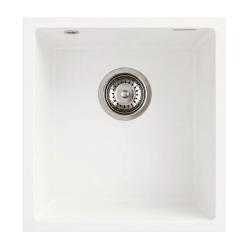 Graniteland Miniva Chiuveta de Granit Albă de Subchiuvetă 385x410 mm 1208971452