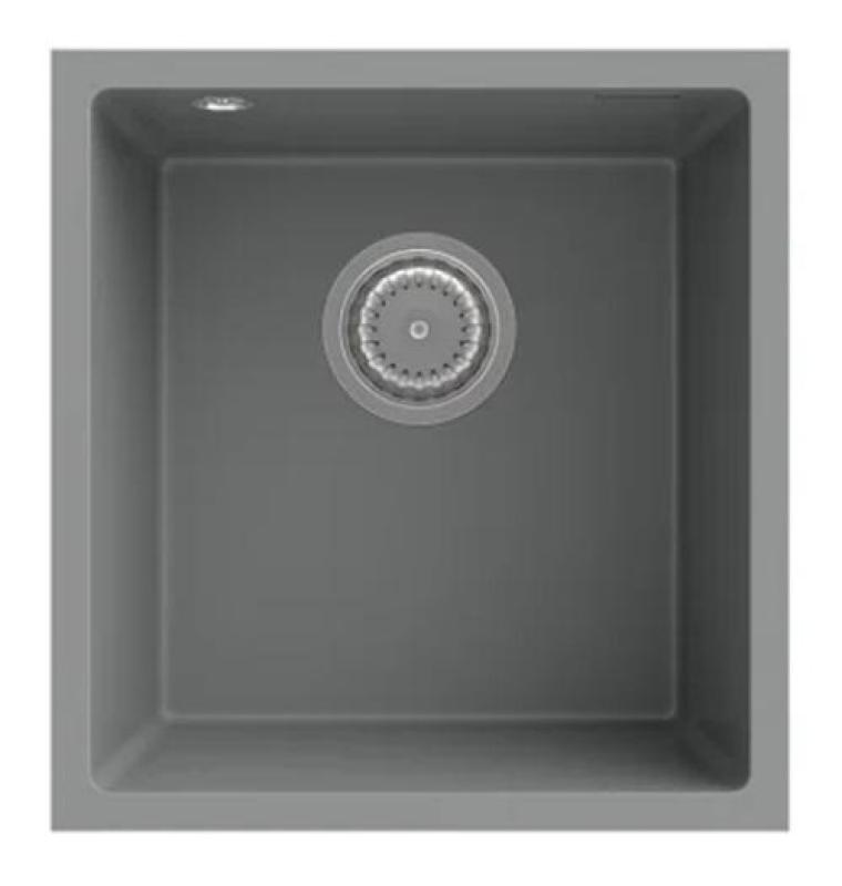 Graniteland Miniva Chiuvetă de granit Grijs sub montaj 385x410 cm 1208971453