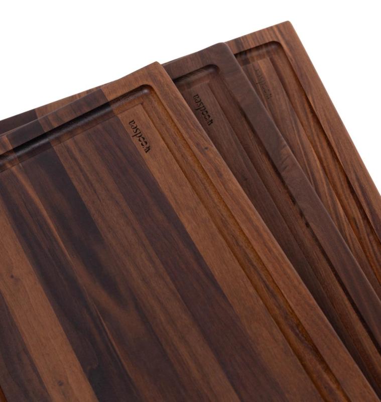 Tăietor Woodsea Groove M - Tăbliță de tăiat din nuc cu canelură de suc 50x38 cm 1208971535