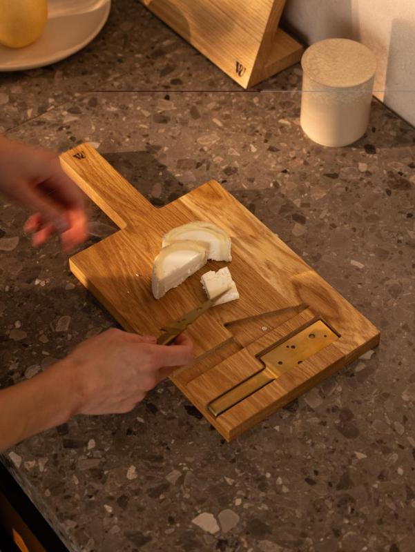 Woodsea Cheese Oak L - Placă de brânză din stejar 75x20cm 1208971557