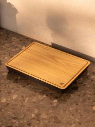 Woodsea Steak - Tăbliță de tăiat și servit Steak din lemn de stejar 270 × 195 mm 1208971568