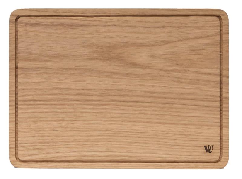 Woodsea Steak - Tăbliță de tăiat și servit Steak din lemn de stejar 270 × 195 mm 1208971568
