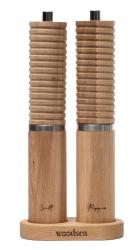 Woodsea Spice - Moara de sare din lemn de stejar Ø5x28 cm 1208971595