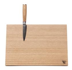 Woodsea Țineți cuțitul meu - Suport de cuțit din stejar Masă 32x22 cm 1208971599