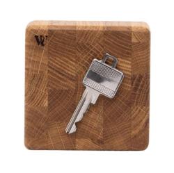 Woodsea End Grain Oak - Suport de chei din stejar 9x9 cm 1208971600
