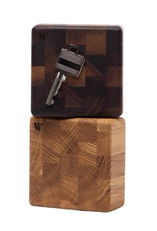 Woodsea End Grain Walnut - Suport de chei din nuc 9x9 cm 1208971601