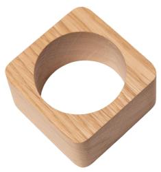 Inel pentru șervețel Woodsea din stejar - Inel pentru șervețel din stejar 5x5 cm 2 bucăți 1208971602