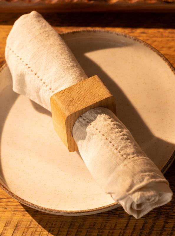 Inel pentru șervețel Woodsea din stejar - Inel pentru șervețel din stejar 5x5 cm 2 bucăți 1208971602