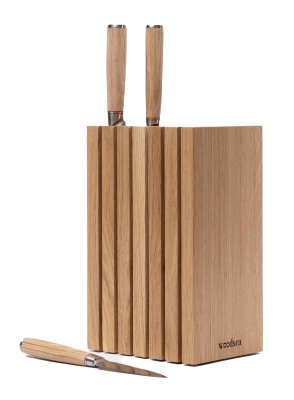 Woodsea Block Oak S - Suport de Cuțite din Stejar Bloc 13x8 cm 1208971617