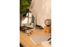Priză pentru mobilier SOFITO, 2xSHUKO, USB A+C, cablu 1.5 m, gri catifelat
