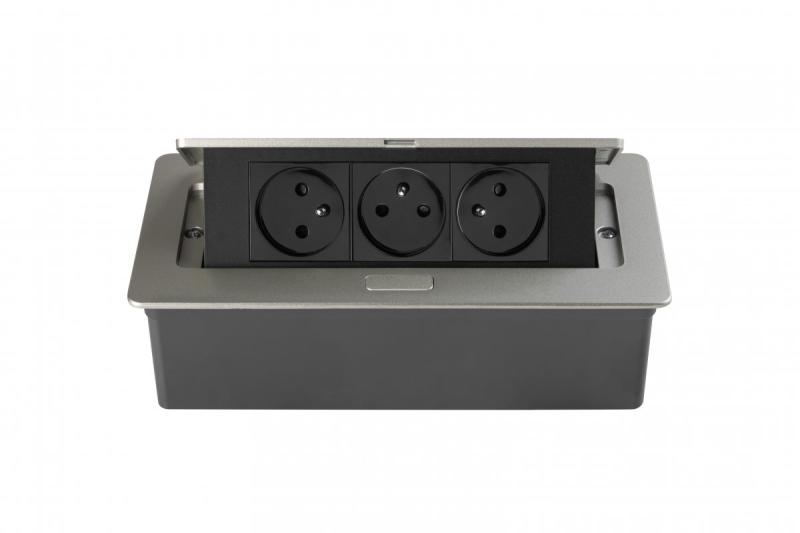 Priză electrică retractabilă SOFT, cablu de alimentare 1,5m