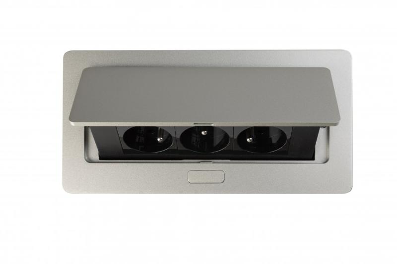 Priză electrică retractabilă SOFT, cablu de alimentare 1,5m