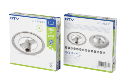 Luminar de grădină-parc cu LED-uri ORLANDO, 50 W, 5000 lm, 4000K, AC180-250V, IP65