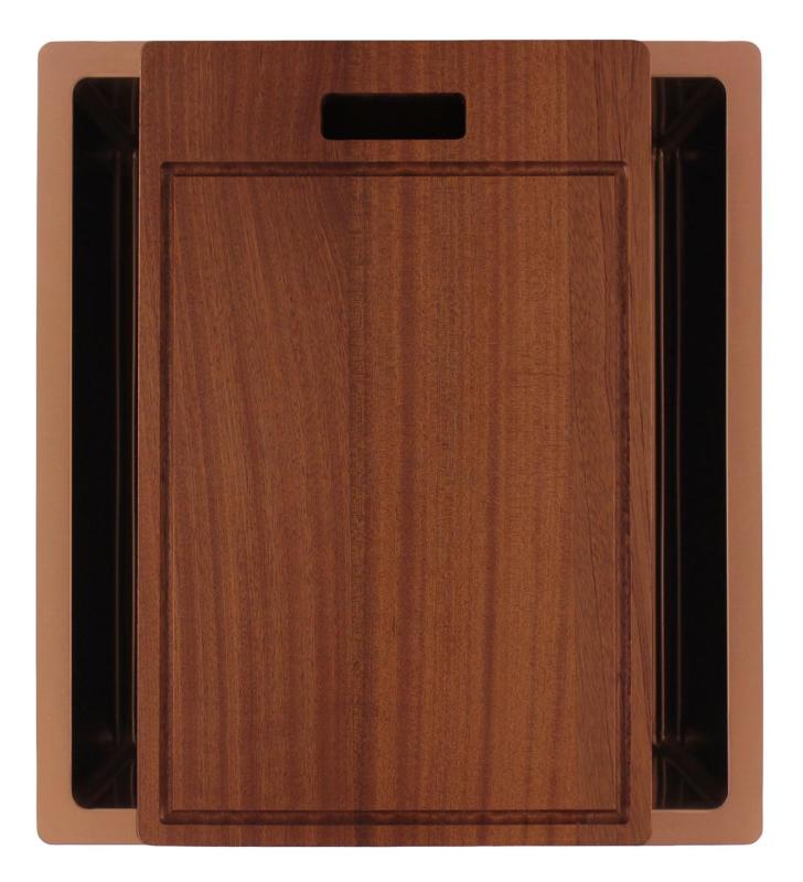 Pure.Sink Luxion Chiuvetă din cupru 36x40 cm pentru montare sub blat, încastrare și montare pe blat PLX3640-62