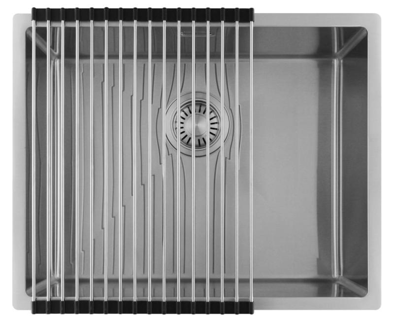 Pure.Sink Luxion Chiuvetă din oțel inoxidabil 50x40 cm pentru montare sub blat, încastrare și montare pe blat  PLX5040-02