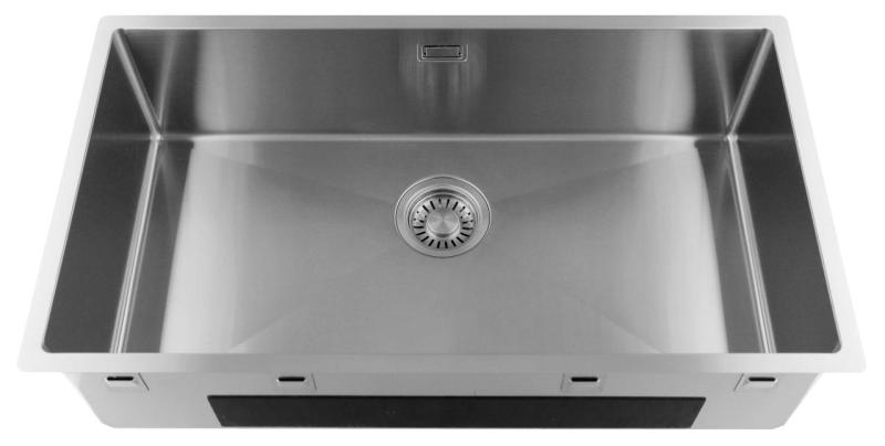 Pure.Sink Luxion Chiuvetă mare din oțel inoxidabil 74x40 cm pentru montare sub blat, încastrare și montare pe blat PLX7440-02