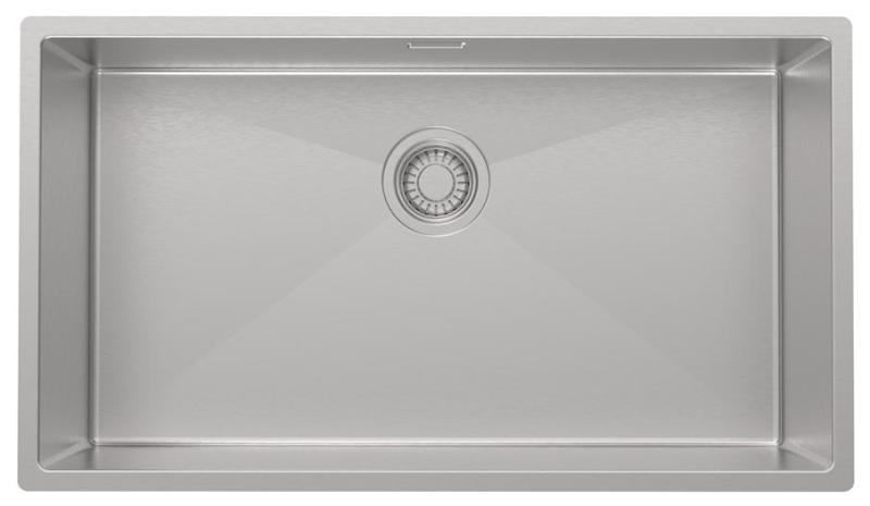 Pure.Sink Luxion Chiuvetă mare din oțel inoxidabil 74x40 cm pentru montare sub blat, încastrare și montare pe blat PLX7440-02