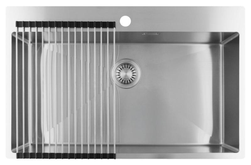 Pure.Sink Luxion Chiuvetă mare din oțel inoxidabil 78x50 cm Tapwing cu orificiu pentru baterie PLX7850T-02