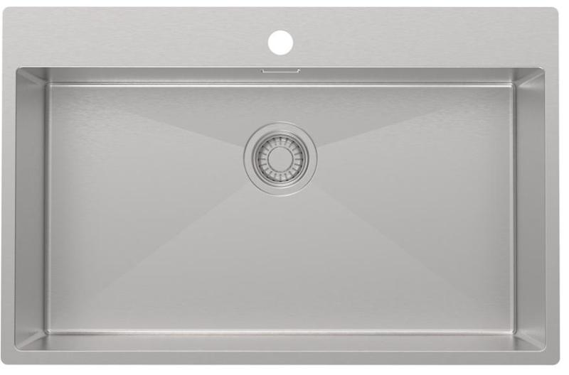 Pure.Sink Luxion Chiuvetă mare din oțel inoxidabil 78x50 cm Tapwing cu orificiu pentru baterie PLX7850T-02