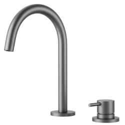 Pure.Sink Luxion Robinet de bucătărie cu 2 găuri, din metal, cu ieșire rotundă PLX2HR-61