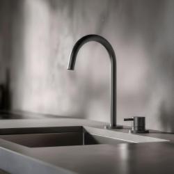 Pure.Sink Luxion Robinet de bucătărie cu 2 găuri, din metal, cu ieșire rotundă PLX2HR-61