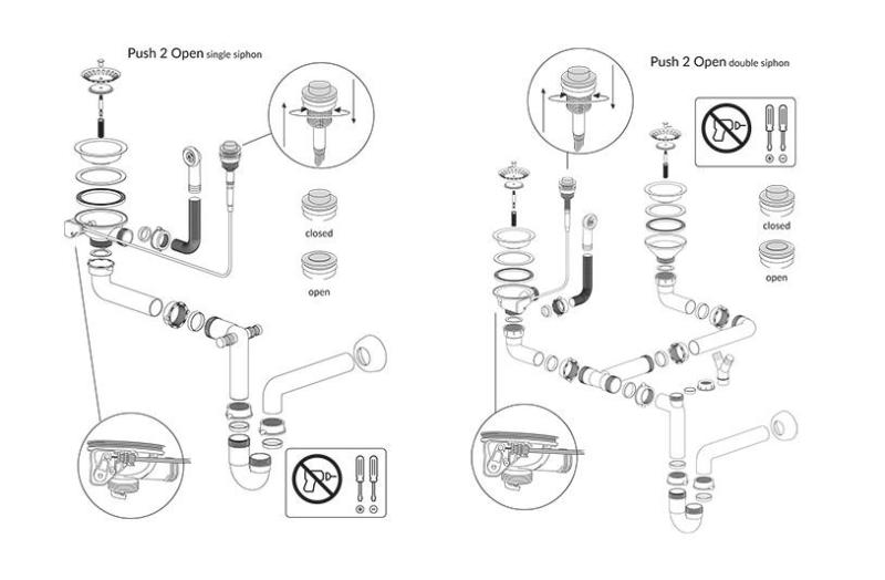 Chiuveta mare de granit Quadri Luton pearl beige cu suprafață de scurgere reversibilă 86x50cm cu dop din oțel inoxidabil 1208971775
