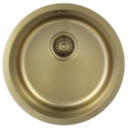 Pure.Sink Rondo Chiuvetă Rotundă Aurie montare la nivel, submontare și supramontare 38 cm PRN38-60
