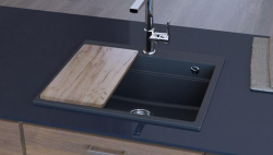 Tăietor din lemn de fag Granitemy pentru chiuvetă 402mm x214mm 1208971830