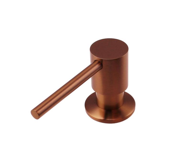 Dozator de săpun încorporabil Pure.Sink Elite Steel Shine PVD cupru, reumplutabil de sus PS9010-62