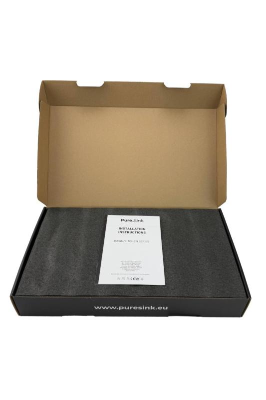 Pure.Sink Elite Steel Pulse-S robinet de bucătărie PVD gun metal cu duză extensibilă și mod de pulverizare PS8500-61