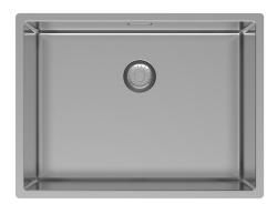 Pure.Sink Exclusivo Chiuvetă din oțel inoxidabil 55x40 cm, rază de 10 mm, montare sub blat, montare încastrată și montare pe blat PEX5540-02