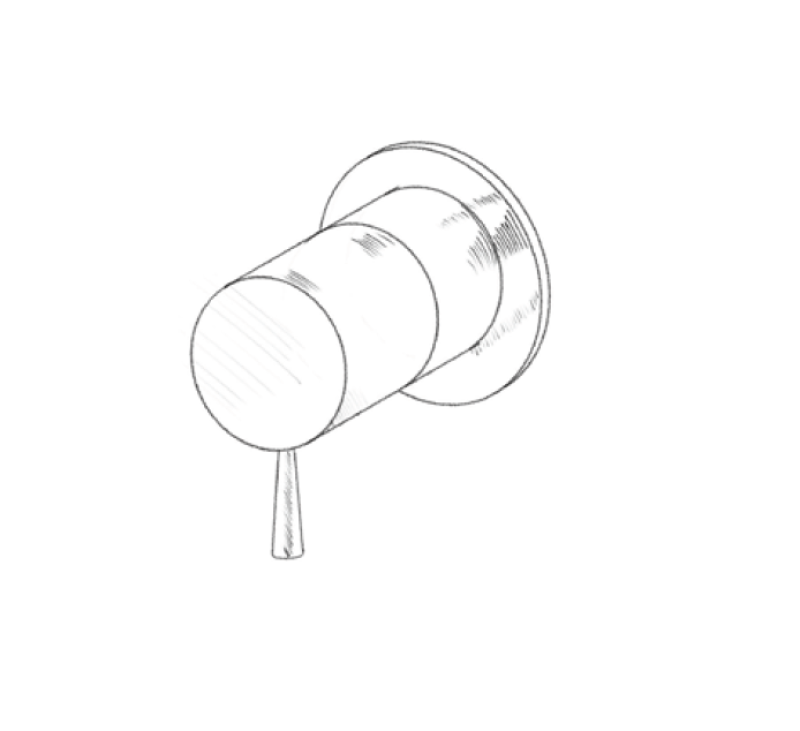 MURO TUA baterie de perete cromată M1.B31.R.CR