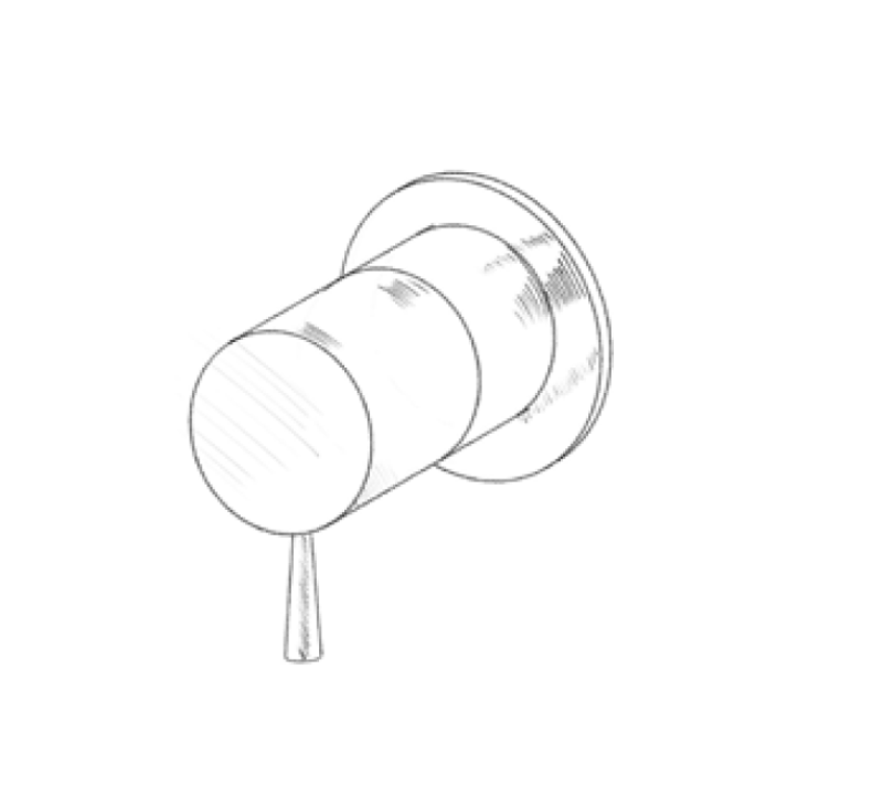 MURO TUA Comutator bidirecțional încastrabil crom M1.B32.2.CR