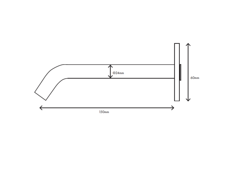 MURO TUA robinet de baie cromat M1.CA3.W.15.CR
